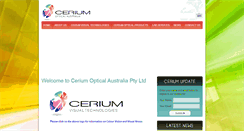 Desktop Screenshot of cerium.com.au