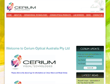 Tablet Screenshot of cerium.com.au